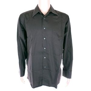 Calvin Klein 100% Supima Cotton Men Shirt Long Sleeves Button Size L